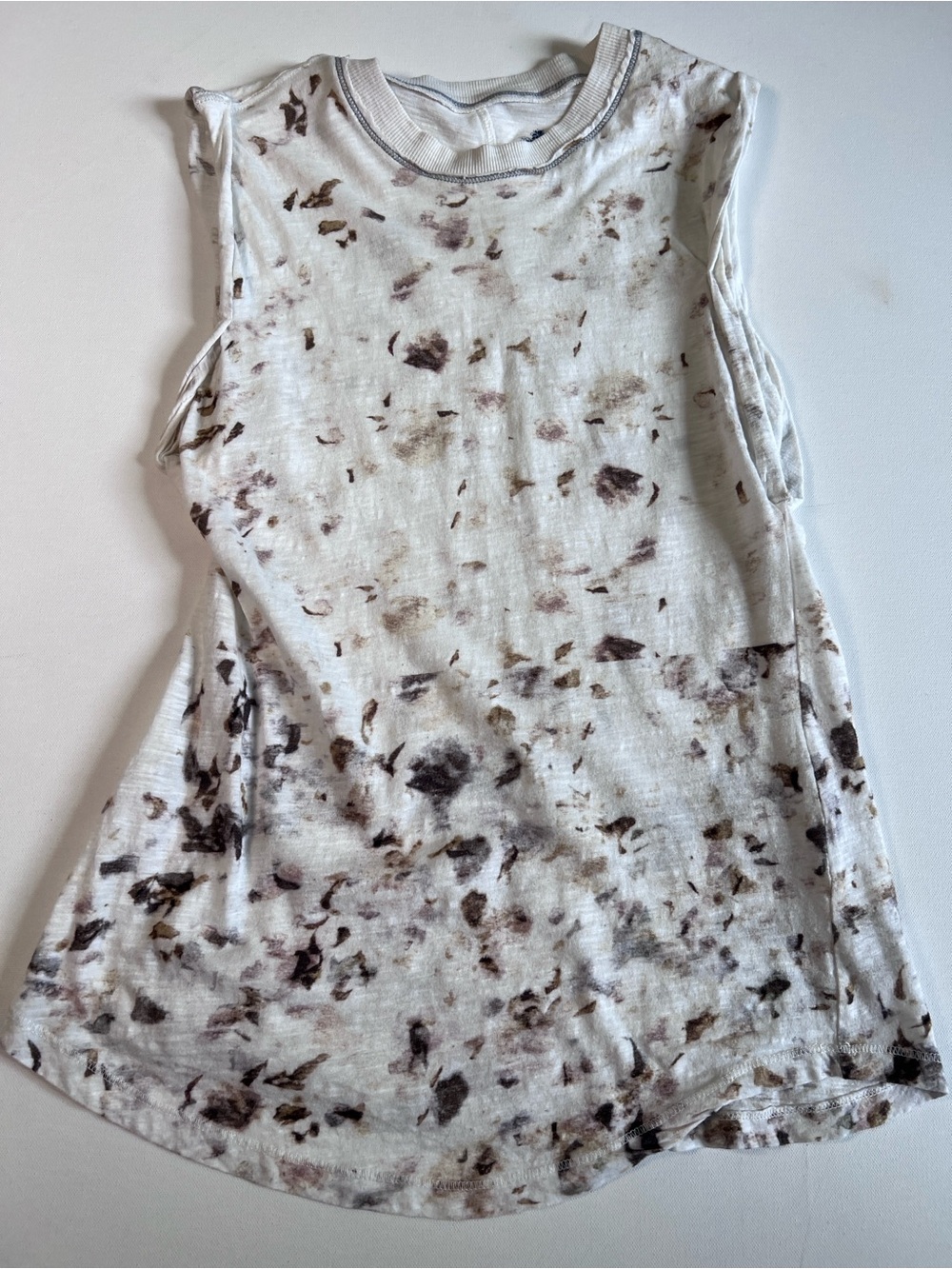 Anthropologie PILCRO Printed Cotton Muscle Tee M
